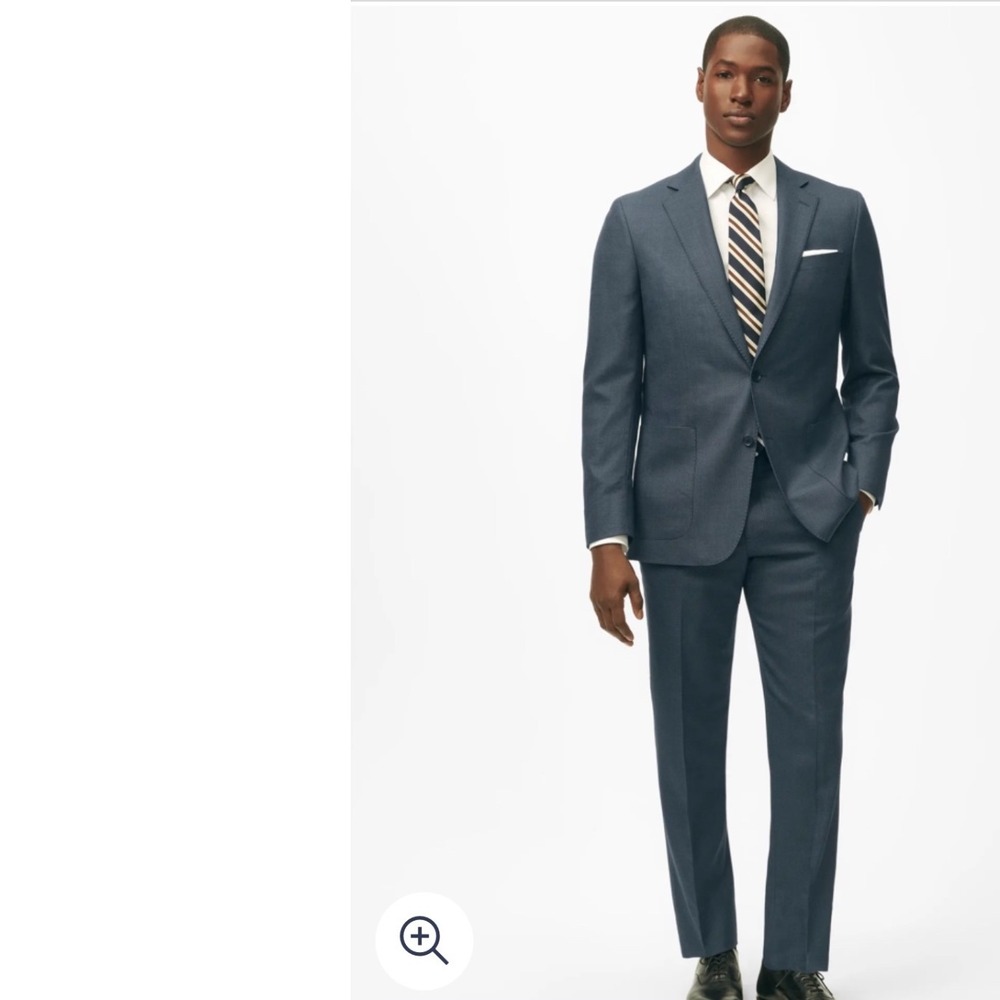 Brooks Brothers Explorer Fitzgerald‎ Fit Blazer Jacket Menswear Gray US 40L